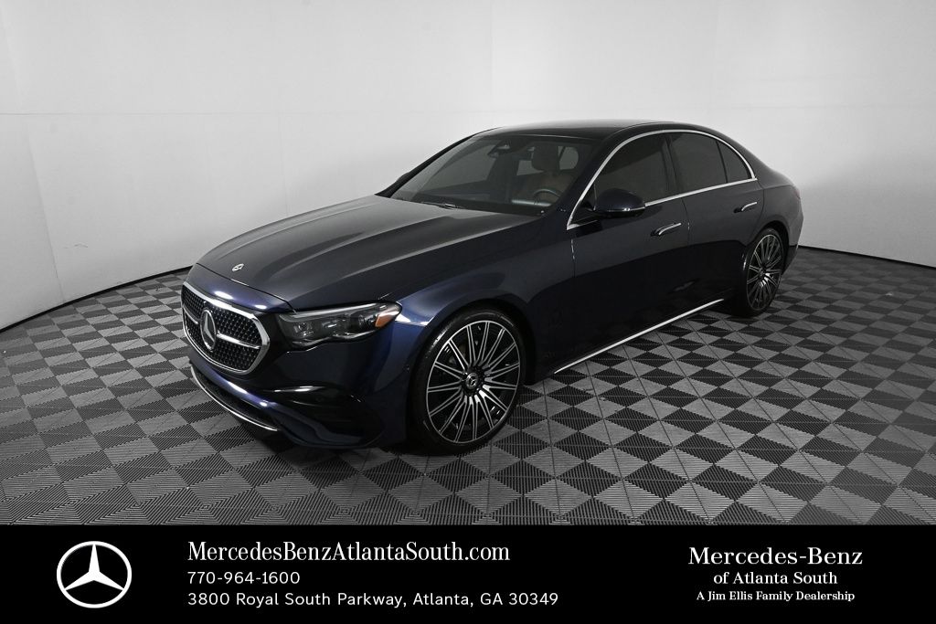 Nautical Blue Metallic 2026 Mercedes-Benz E-Class Sedan Rear-Wheel Drive 9-Speed Automatic