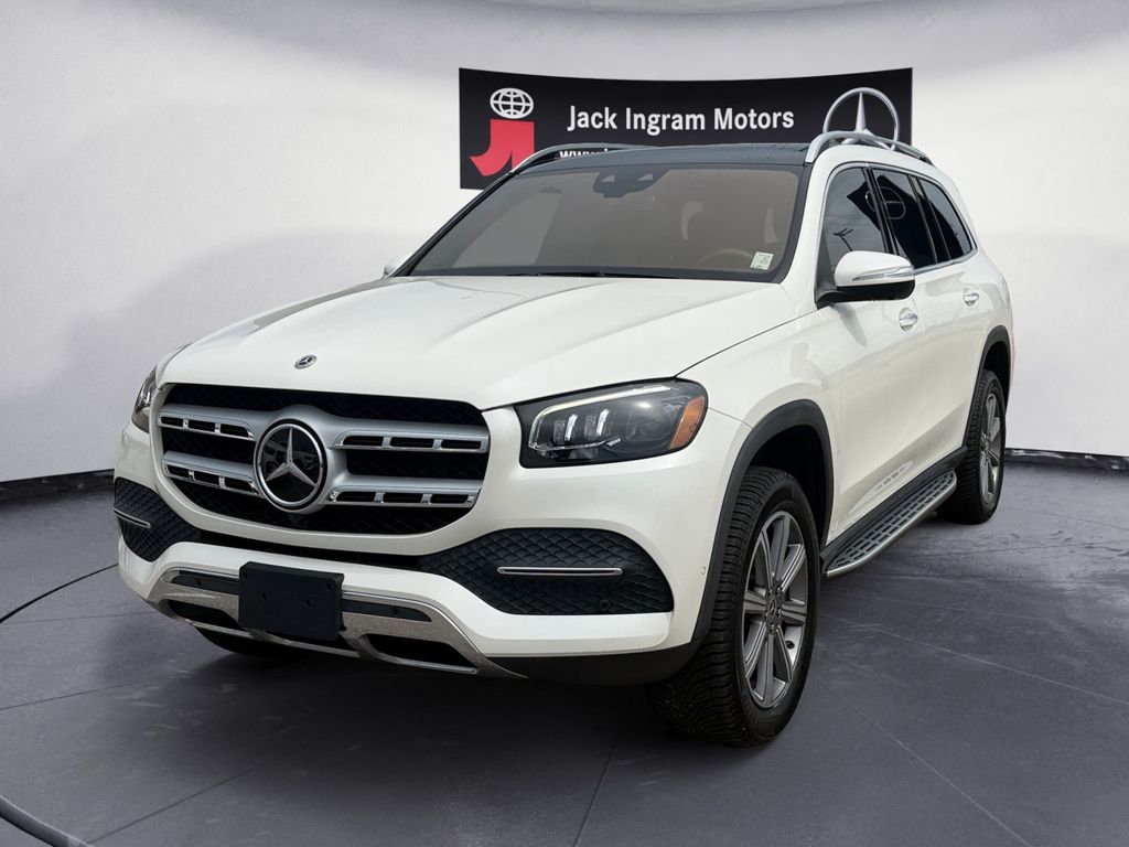 White 2022 Mercedes-Benz GLS 450 4MATIC SUV / Crossover All-Wheel Drive 9-Speed Automatic