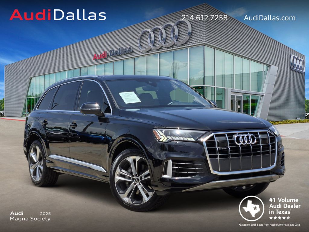 Mythos Black Metallic 2023 Audi Q7 SUV / Crossover All-Wheel Drive 8-Speed Automatic