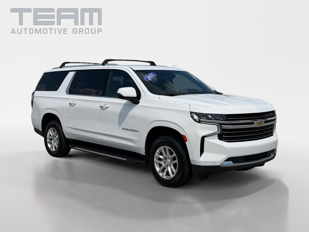 Summit White 2022 Chevrolet Suburban SUV / Crossover Four-Wheel Drive 