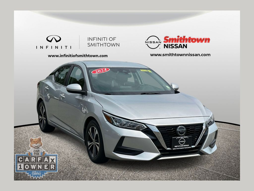 Brilliant Silver Metallic 2023 Nissan Sentra Sedan Front-Wheel Drive Continuously Variable Transmission