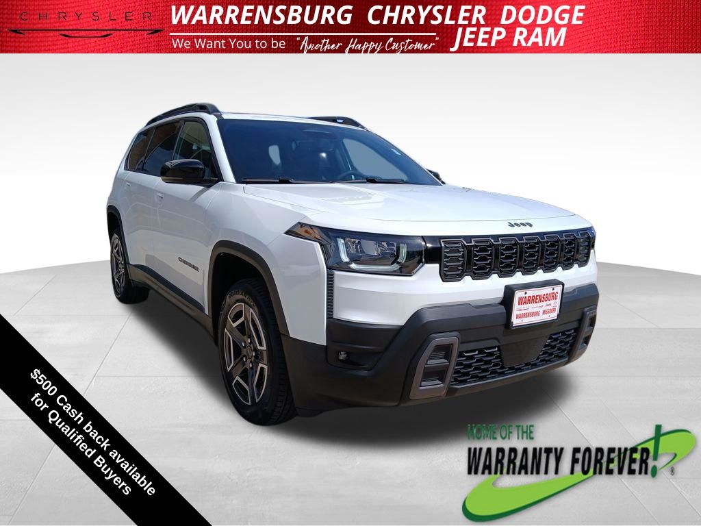Bright White Clearcoat 2026 Jeep Cherokee Limited 4WD SUV / Crossover Four-Wheel Drive Continuously Variable Transmission