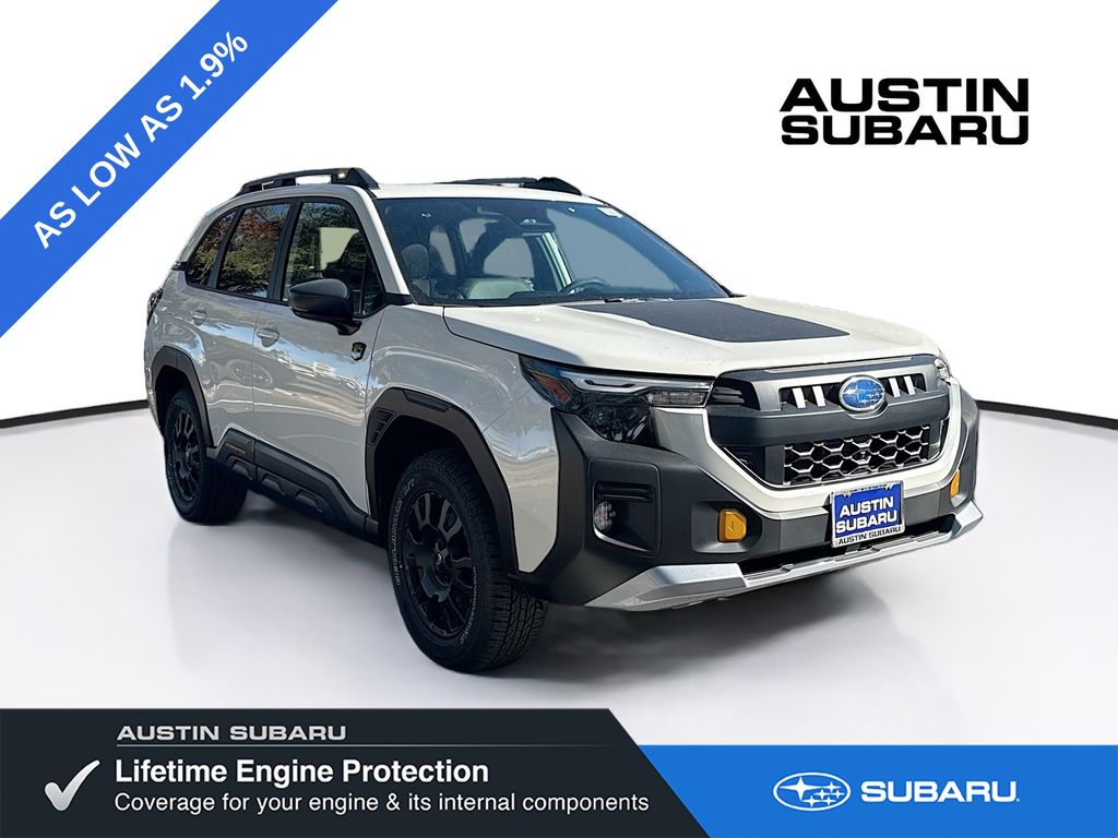 Crystal White Pearl 2026 Subaru Forester SUV / Crossover All-Wheel Drive Continuously Variable Transmission