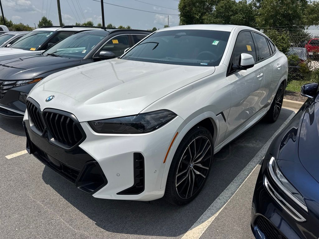 Mineral White Metallic 2026 BMW X6 SUV / Crossover All-Wheel Drive 8-Speed Automatic