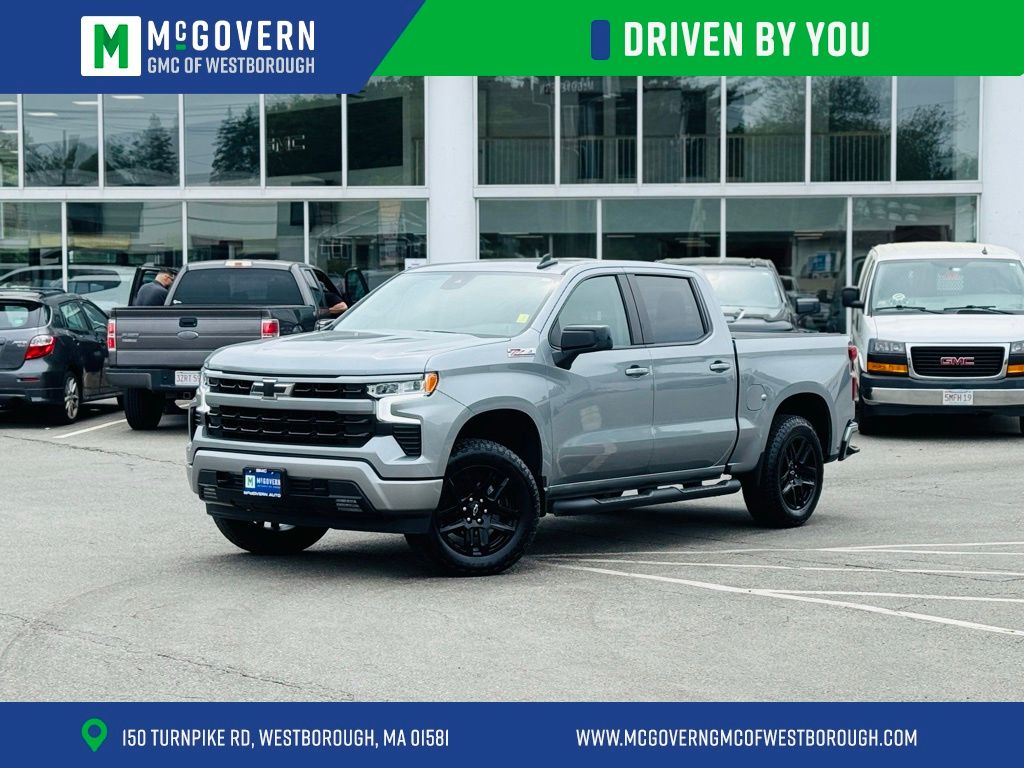 Sterling Gray Metallic 2025 Chevrolet Silverado 1500 Pickup Truck Four-Wheel Drive Automatic