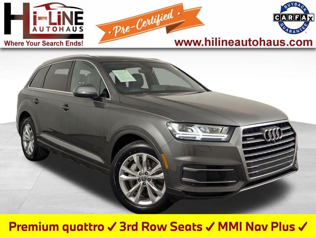 Samurai Gray Metallic 2019 Audi Q7 45 TFSI quattro SE Premium SUV / Crossover All-Wheel Drive 8-Speed Automatic