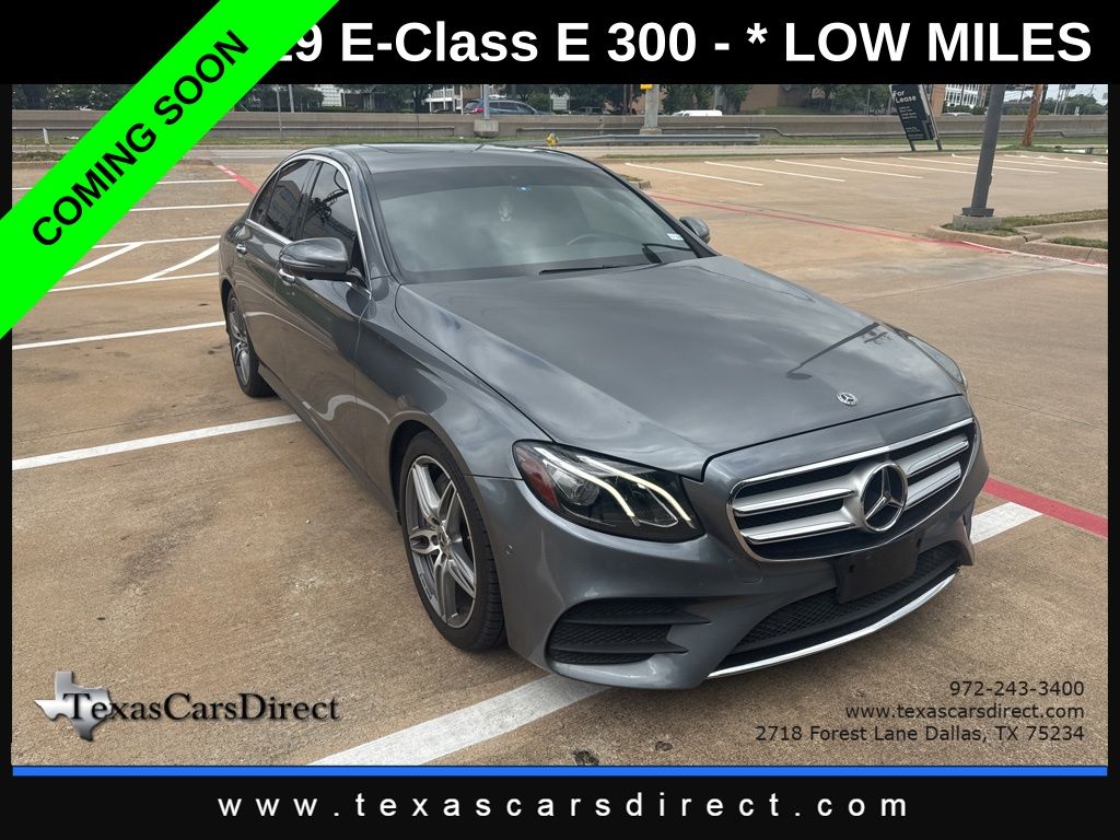 High-Tech Silver Metallic 2019 Mercedes-Benz E-Class E 300 Sedan RWD Sedan Rear-Wheel Drive 9-Speed Automatic