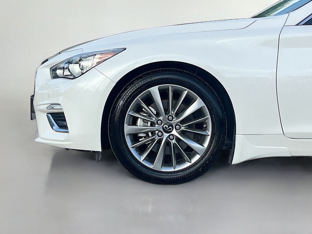 2024 INFINITI Q50 LUXE White at AutoSavvy Houston Southwest