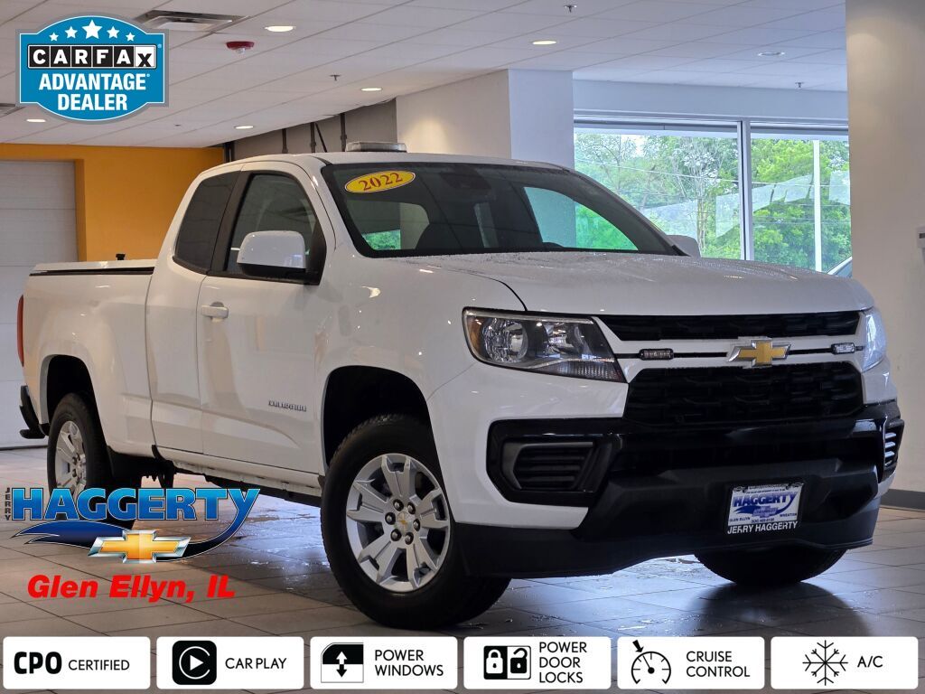 Summit White 2022 Chevrolet Colorado Pickup Truck 4X2 6-Speed Automatic