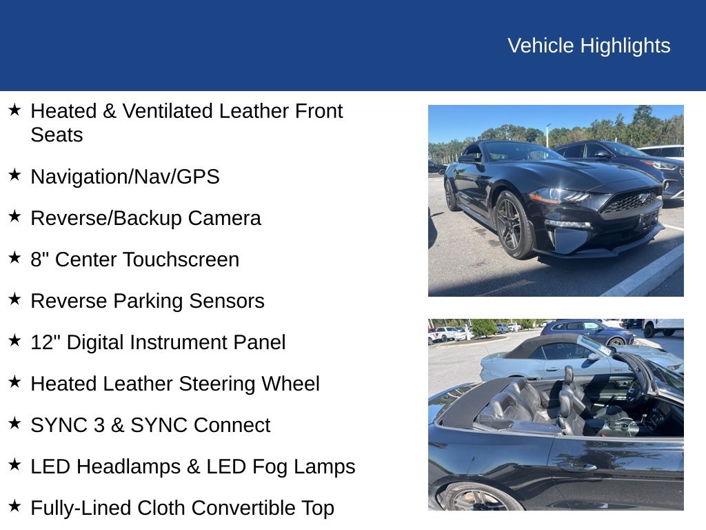 2018 Ford Mustang EcoBoost Premium