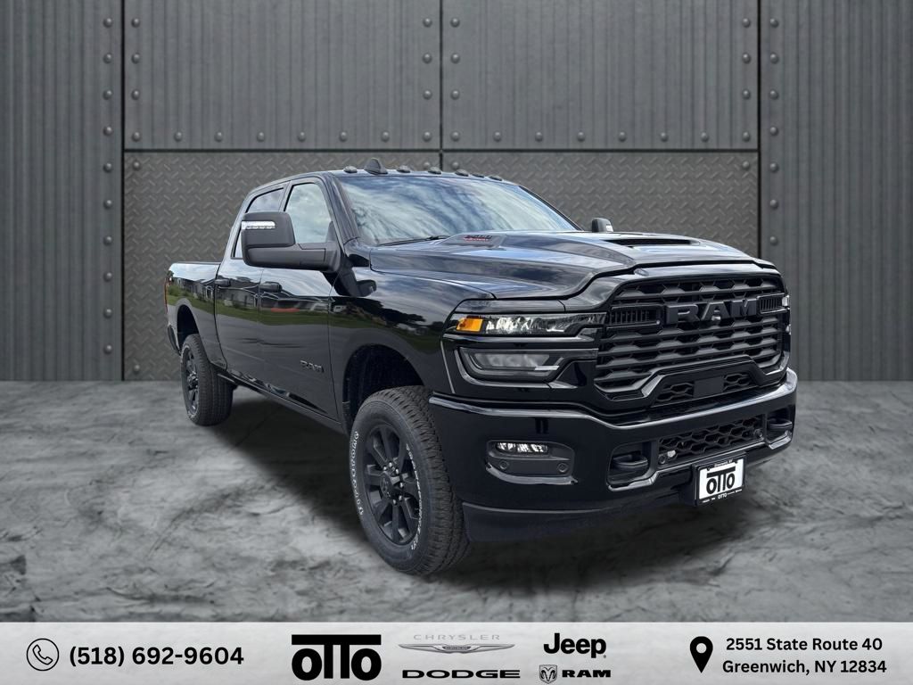Diamond Black Crystal Pearlcoat 2026 RAM 2500 Pickup Truck Four-Wheel Drive 8-Speed Automatic