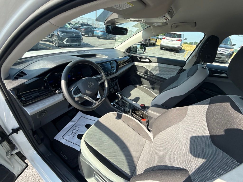 2023 Volkswagen Taos 1.5T S White at Auto Express Mitsubishi