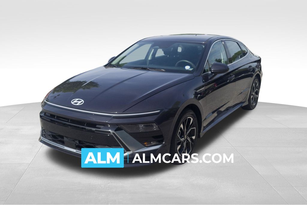 Carbon Blue 2024 Hyundai Sonata SEL FWD Sedan Front-Wheel Drive 8-Speed Automatic