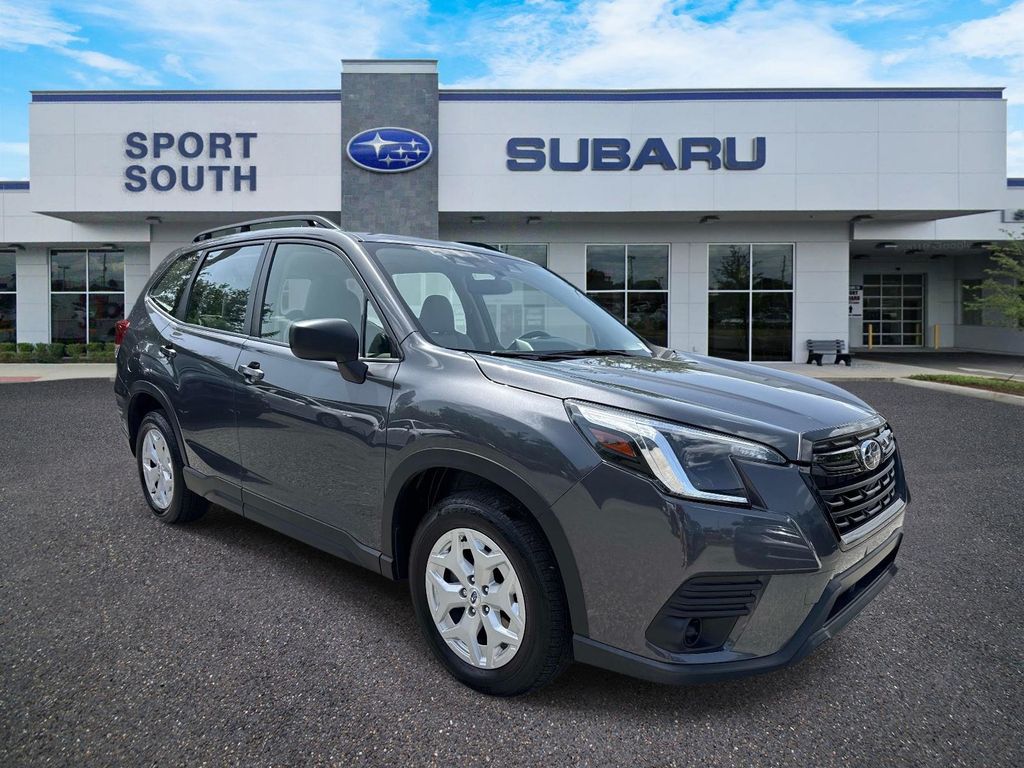 Magnetite Gray Metallic 2023 Subaru Forester SUV / Crossover All-Wheel Drive Continuously Variable Transmission