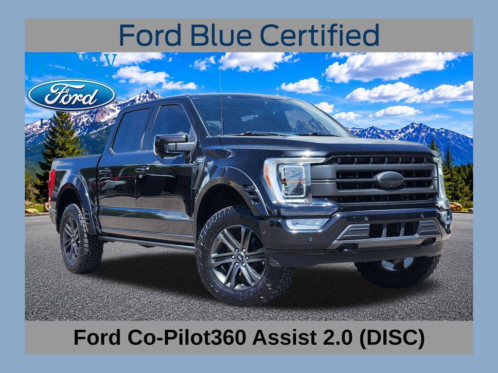 Agate Black Metallic 2022 Ford F-150 Pickup Truck Four-Wheel Drive Automatic