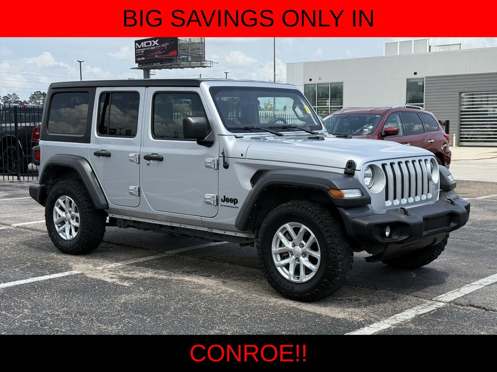2023 Jeep Wrangler Sport S Silver at DeMontrond Mazda