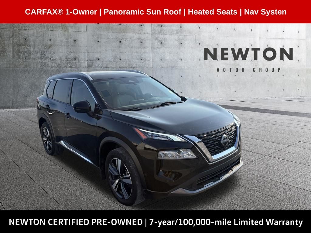 Super Black 2023 Nissan Rogue SUV / Crossover Front-Wheel Drive Continuously Variable Transmission