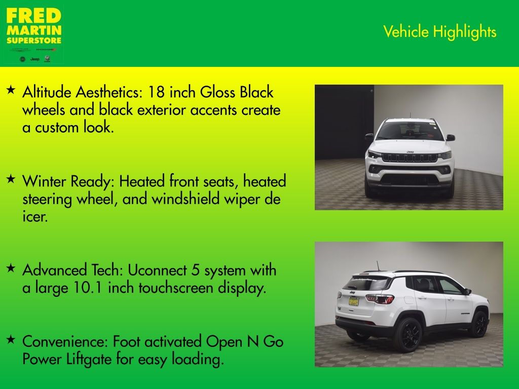 new 2026 Jeep Compass car, priced at $30,248