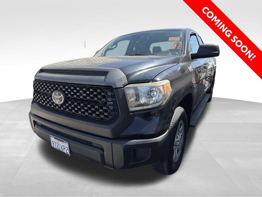 Midnight Black Metallic 2018 Toyota Tundra Pickup Truck 4X2 6-Speed Automatic Overdrive