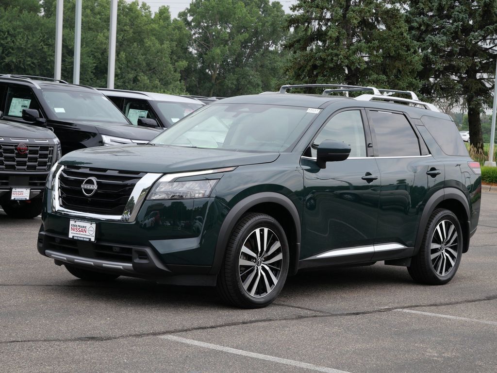 Black (Obsidian Green Pearl) 2025 Nissan Pathfinder SUV / Crossover All-Wheel Drive 9-Speed Automatic
