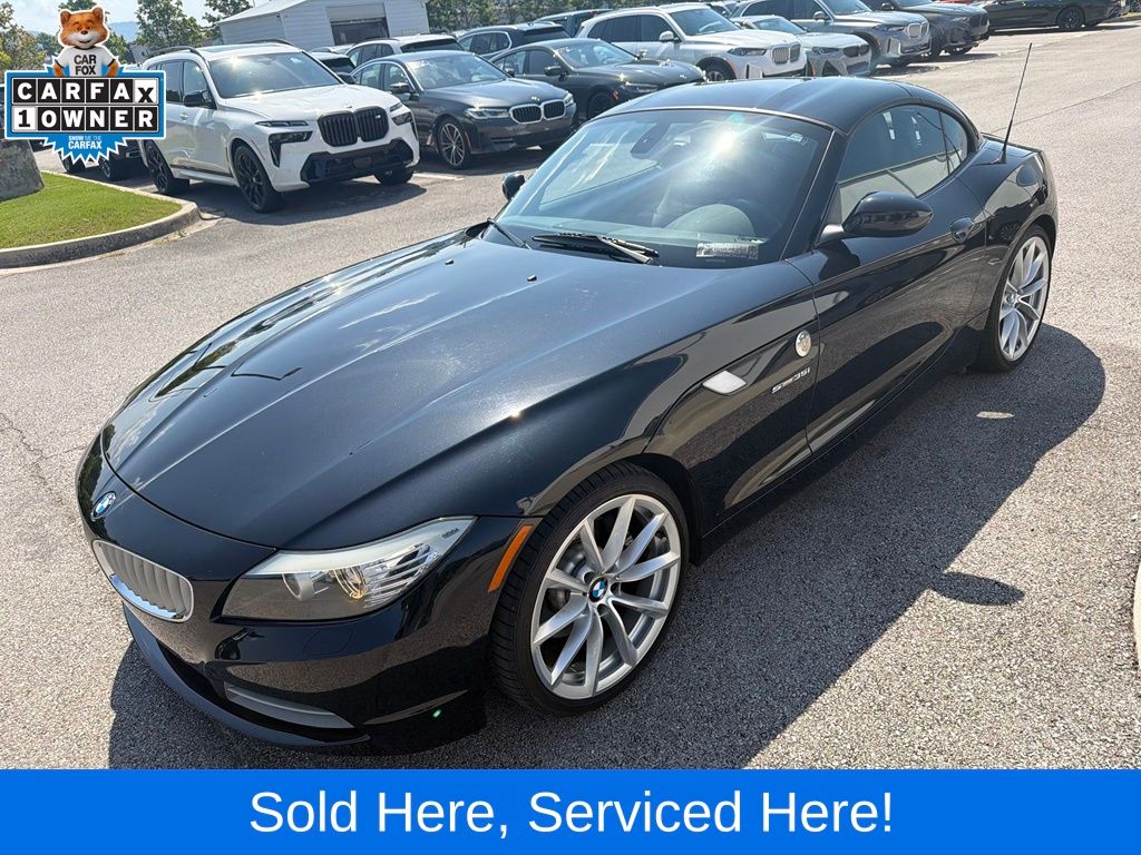 Black Sapphire Metallic 2009 BMW Z4 Convertible Rear-Wheel Drive 7-Speed Manual