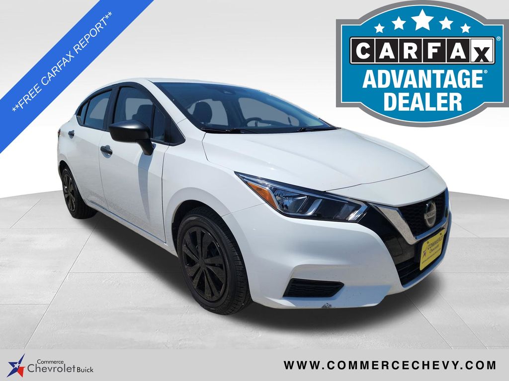 White (Fresh Powder) 2022 Nissan Versa Sedan Front-Wheel Drive Continuously Variable Transmission