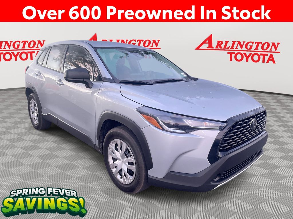 Sonic Silver 2025 Toyota Corolla Cross L FWD SUV / Crossover Front-Wheel Drive Continuously Variable Transmission