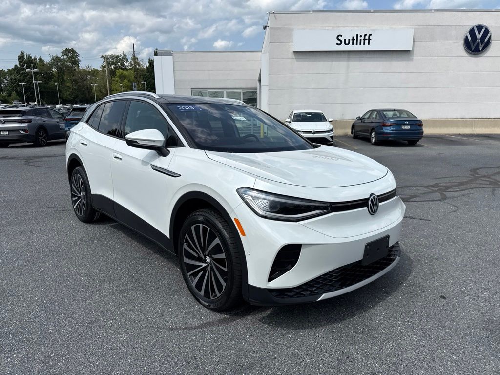 2023 Volkswagen ID.4 Pro S Plus White/off-white at Subaru and VW of Moon Township