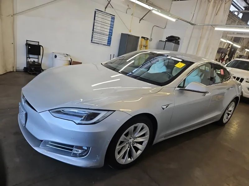 Silver Metallic 2017 Tesla Model S 100D AWD Sedan All-Wheel Drive 1-Speed Automatic