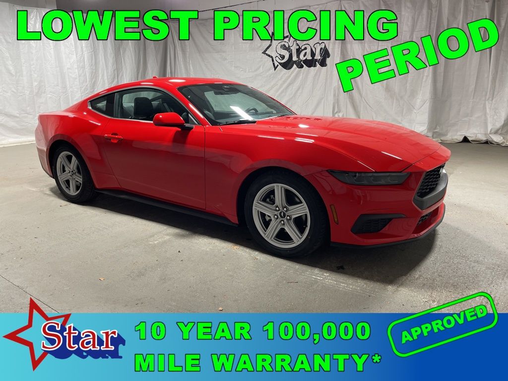 Race Red 2026 Ford Mustang EcoBoost Premium Fastback RWD Coupe Rear-Wheel Drive Automatic