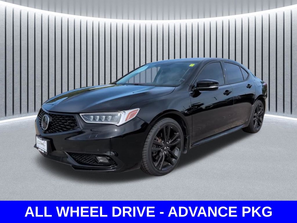 Majestic Black Pearl 2020 Acura TLX Sedan All-Wheel Drive 9-Speed Automatic