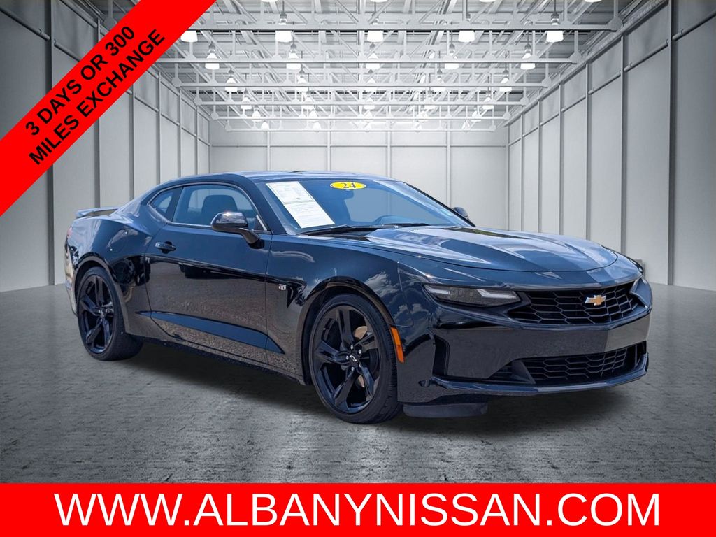 Black 2024 Chevrolet Camaro Coupe Rear-Wheel Drive Automatic