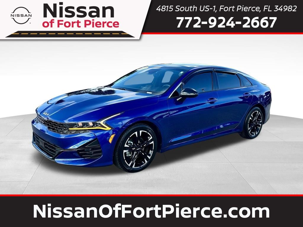 Sapphire Blue 2023 Kia K5 GT-Line FWD Sedan Front-Wheel Drive 8-Speed Automatic