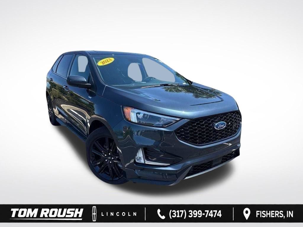 Stone Blue Metallic 2023 Ford Edge SUV / Crossover All-Wheel Drive 8-Speed Automatic
