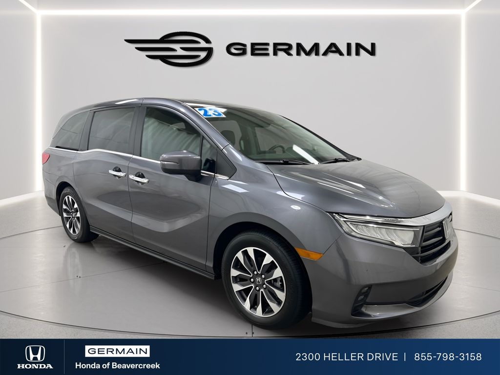 Gray (Modern Steel Metallic) 2024 Honda Odyssey EX-L FWD Minivan Front-Wheel Drive Automatic