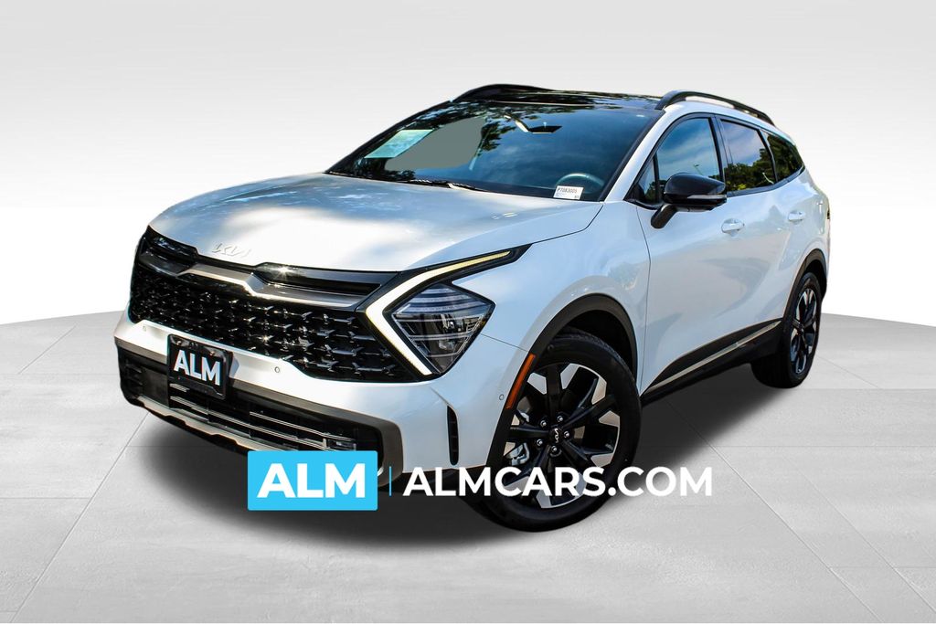 Snow White Pearl 2023 Kia Sportage Hybrid Plug-In SUV / Crossover All-Wheel Drive 6-Speed Automatic