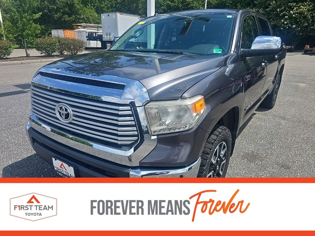 Magnetic Gray Metallic 2016 Toyota Tundra Pickup Truck Four-Wheel Drive 6-Speed Automatic Overdrive