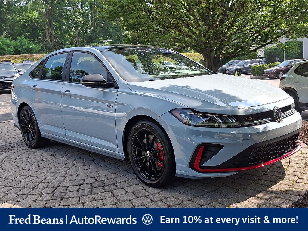 Monument Gray w/Deep Black Roof 2026 Volkswagen Jetta GLI Sedan Front-Wheel Drive 6-Speed Manual