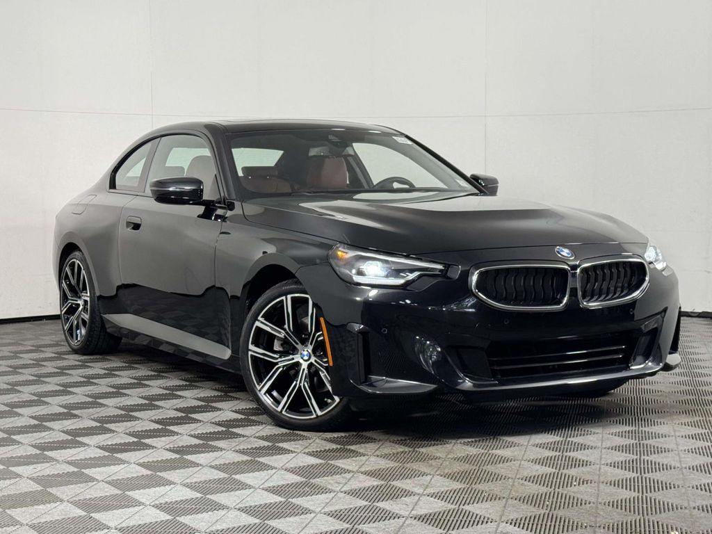 Black Sapphire Metallic 2023 BMW 2 Series Coupe All-Wheel Drive 8-Speed Automatic