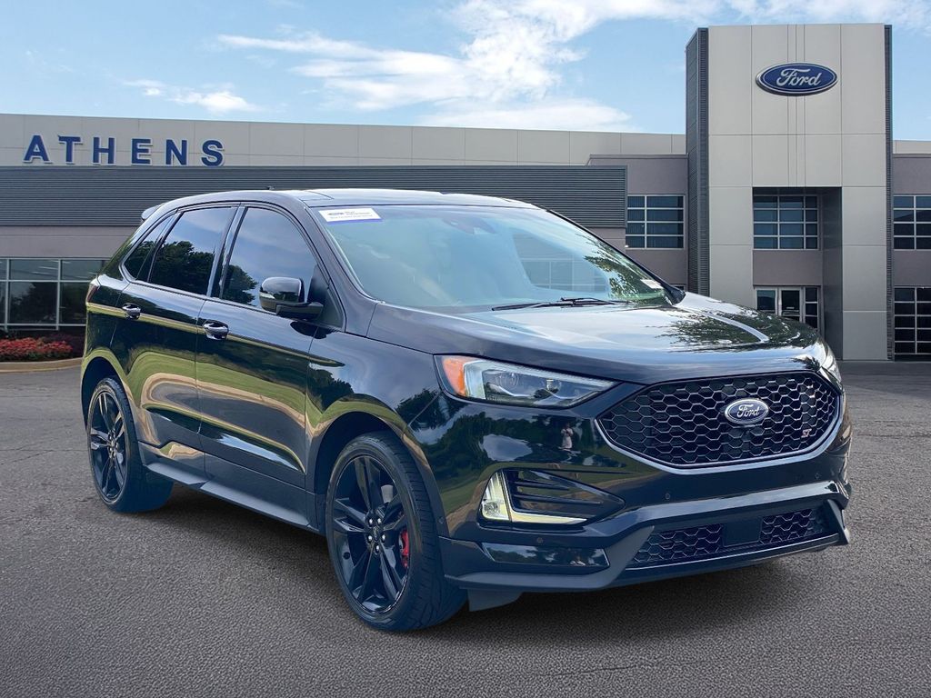 Agate Black Metallic 2019 Ford Edge SUV / Crossover All-Wheel Drive 8-Speed Automatic