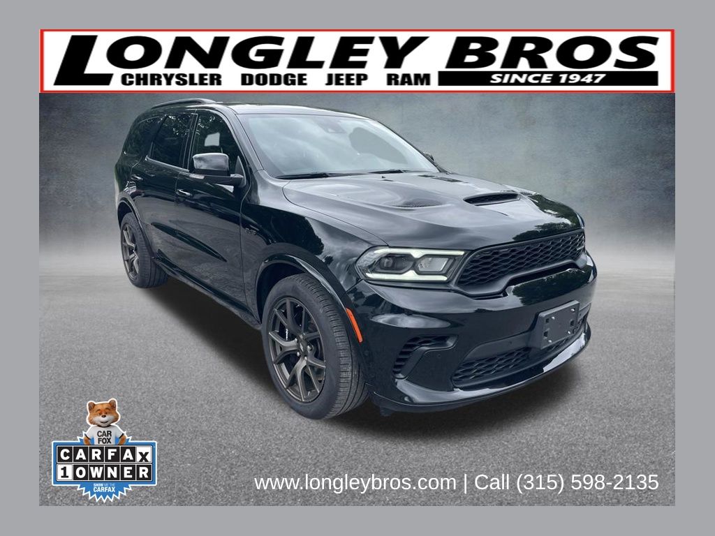 DB Black Crystal Clearcoat 2025 Dodge Durango SUV / Crossover All-Wheel Drive 8-Speed Automatic