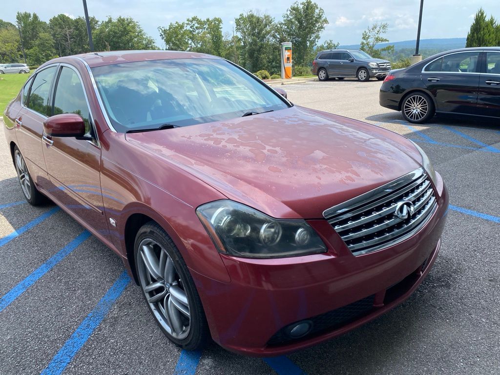 Red (Crimson Roulette Pearl) 2007 INFINITI M35 Sedan Rear-Wheel Drive 5-Speed Automatic