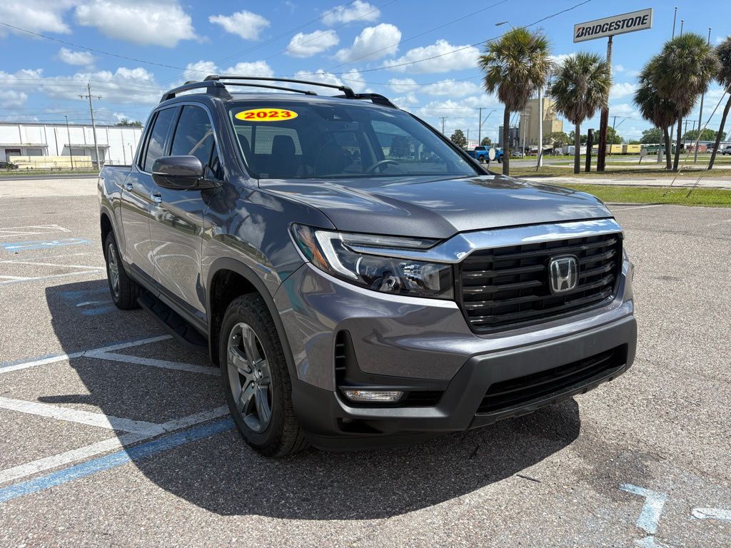 Sonic Gray Pearl 2023 Honda Ridgeline RTL-E AWD Pickup Truck All-Wheel Drive 9-Speed Automatic