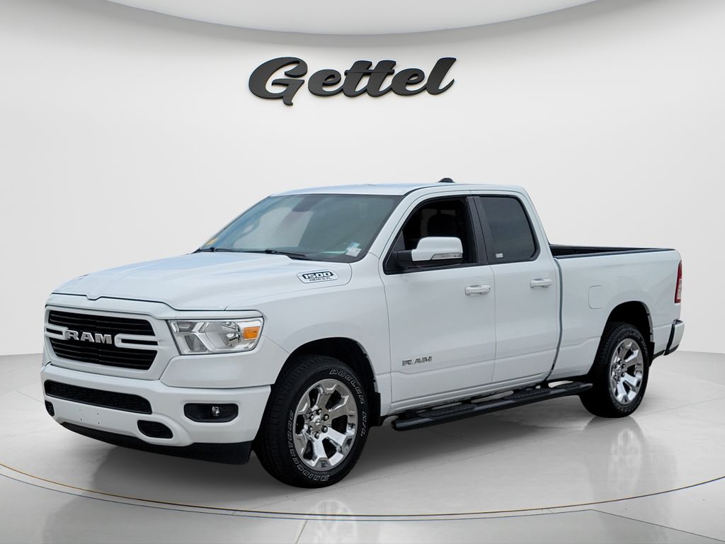 Bright White Clearcoat 2019 RAM 1500 Pickup Truck 4X2 8-Speed Automatic