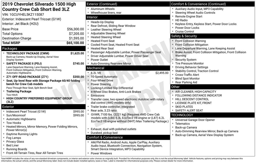 Used 2019 Chevrolet Silverado 1500 Truck