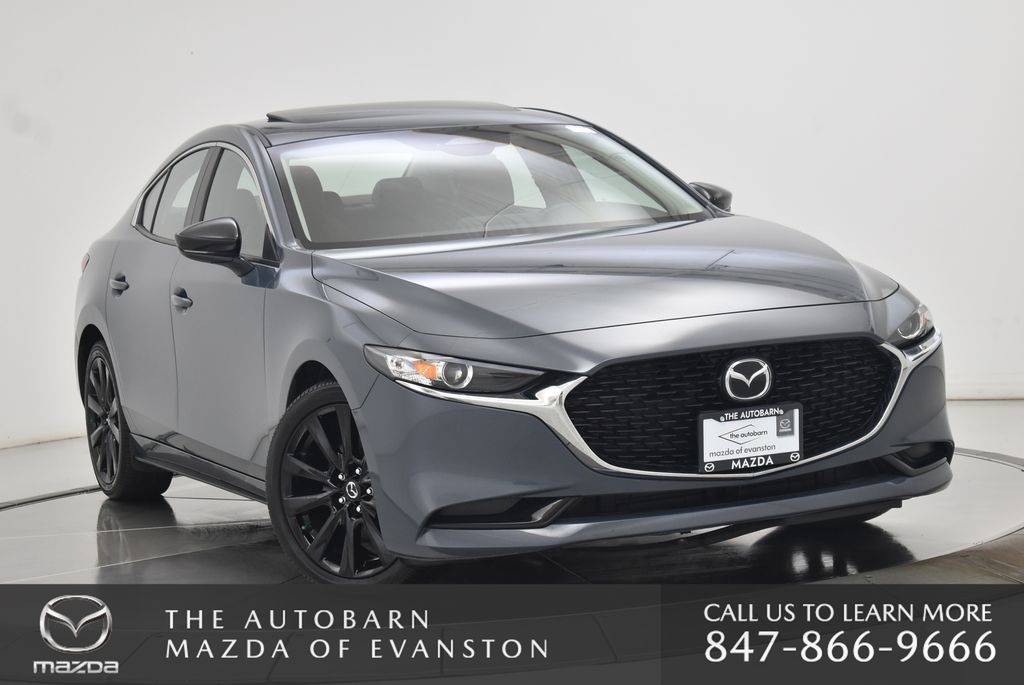 Polymetal Gray Metallic 2025 Mazda MAZDA3 Sedan All-Wheel Drive 6-Speed Automatic