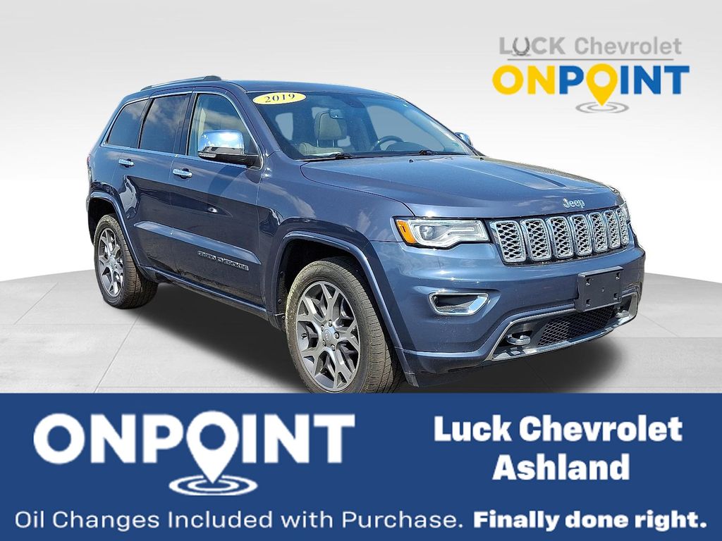 Pacific Blue Clearcoat 2019 Jeep Grand Cherokee Overland RWD SUV / Crossover 4X2 8-Speed Automatic