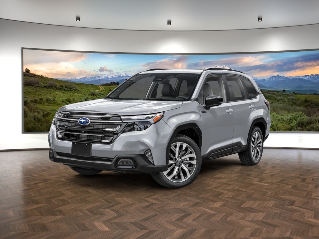 Ice Silver Metallic/Crystal Black Silica 2026 Subaru Forester Hybrid SUV / Crossover All-Wheel Drive Continuously Variable Transmission