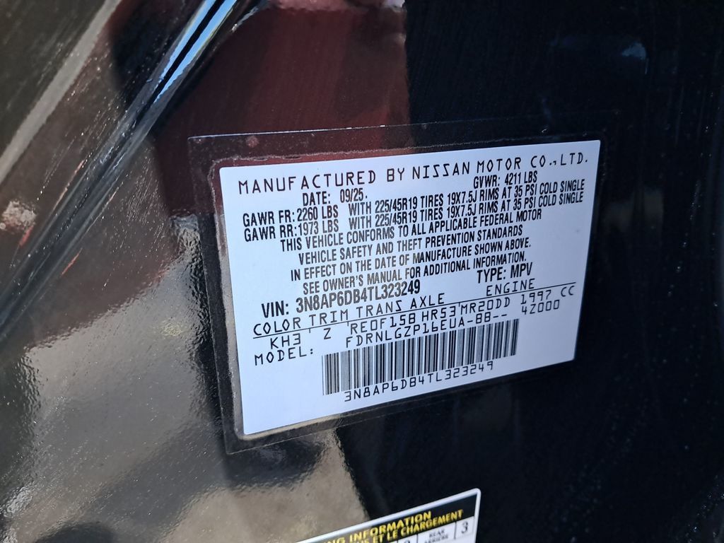 2026 Nissan Kicks SR Black at John Sisson Motors