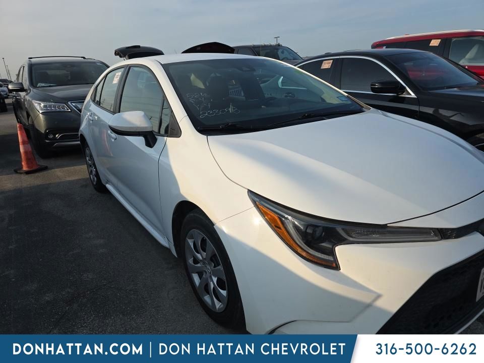 Super White 2021 Toyota Corolla Sedan Front-Wheel Drive Continuously Variable Transmission